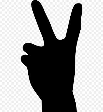 Thumb, Black White M, Silhouette, Hand, Finger PNG