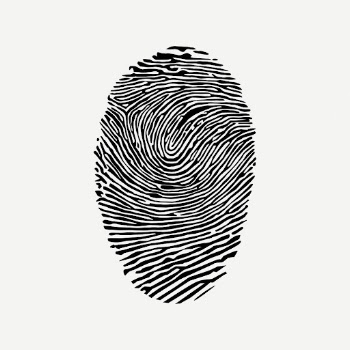 Thumb finger print drawing, vintage | Free PSD - rawpixel