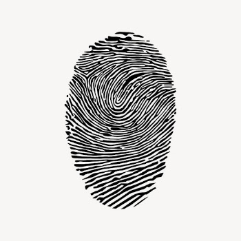 Thumb finger print drawing, vintage | Free Vector - rawpixel