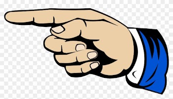 Thumb Index Finger Digit Clip Art - Pointing Finger Clipart