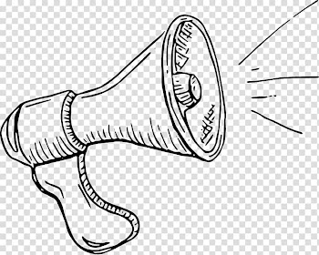 Thumb Line art /m/02csf Drawing , megafon transparent background PNG clipart