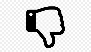 Thumb signal Computer Icons Font Awesome Like button Clip art - dislike 