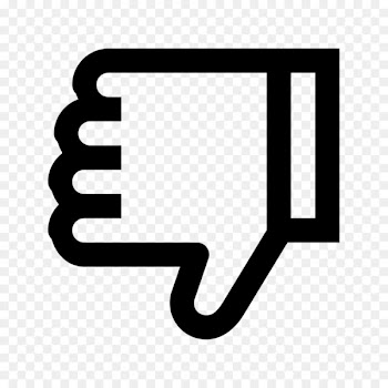 Thumb signal Heart Computer Icons - THUMBS DOWN 