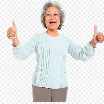 Thumb signal Stock photography Gesture Woman - grandma 
