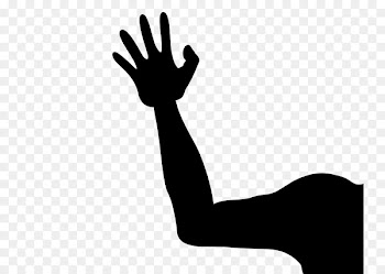 Thumb, Silhouette, Line, Arm, Hand PNG