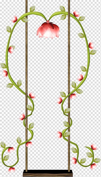 Thumbelina , Heart Flowers transparent background PNG clipart