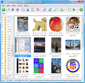 Thumbnails viewer for CorelDRAW, PhotoPaint, Illustrator, InDesign ...
