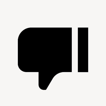 Thumbs down, dislike icon, flat | Free Icons - rawpixel