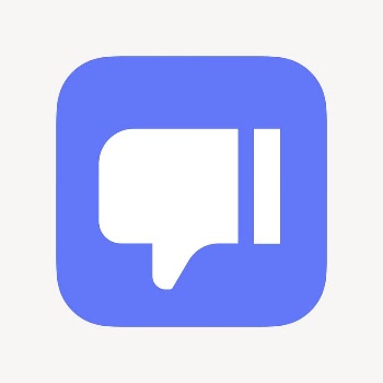 Thumbs down, dislike icon, flat | Free Icons - rawpixel