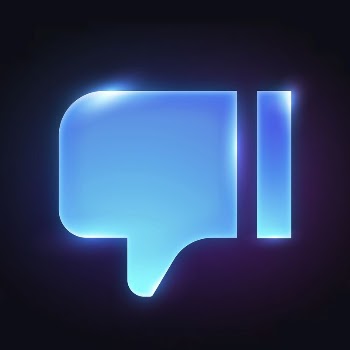 Thumbs down, dislike icon, neon | Free Icons - rawpixel