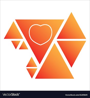 Thumbs up and heart icon on a white background vector image