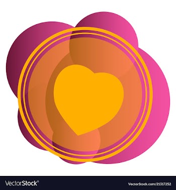 Thumbs up and heart icon on a white background vector image