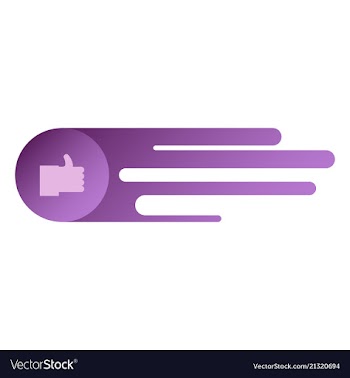 Thumbs up and heart icon on a white background vector image
