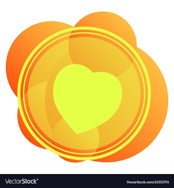 Thumbs up and heart icon on a white background vector image