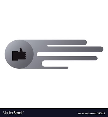 Thumbs up and heart icon on a white background vector image