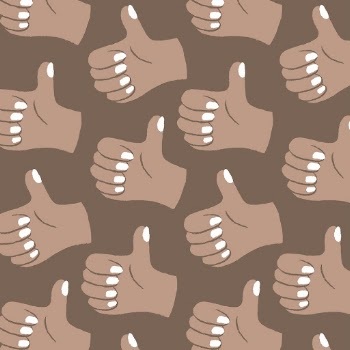 Thumbs up background, hand doodle | Free Vector - rawpixel