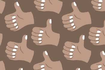 Thumbs up background, hand doodle | Free Vector - rawpixel