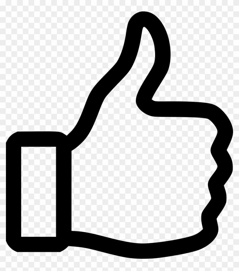 Thumbs Up Comments - Thumbs Up Line Icon