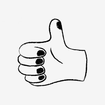 Thumbs up doodle, cute doodle | Free PSD Illustration - rawpixel