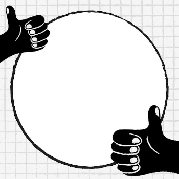Thumbs up frame background, cute | Free Vector - rawpixel