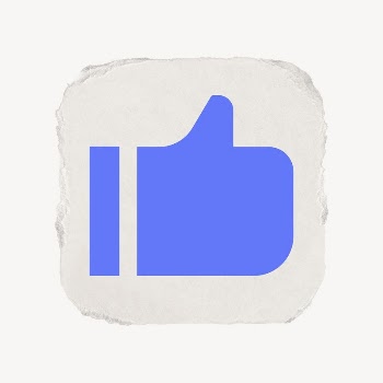 Thumbs up, like icon, ripped | Free Icons - rawpixel