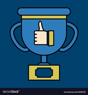 Thumbs up like social network facebook etc icon vector image