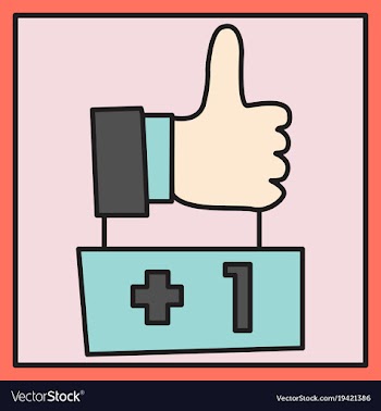 Thumbs up like social network facebook etc icon vector image
