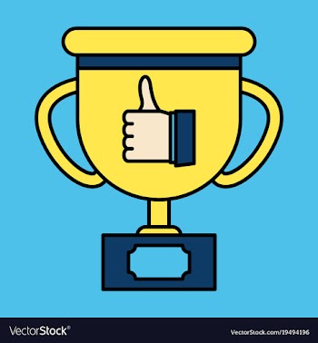Thumbs up like social network facebook etc icon vector image