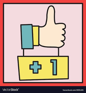 Thumbs up like social network facebook etc icon vector image