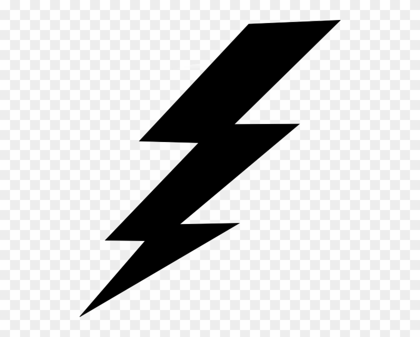 Thunder Bolt Plain Clip Art At Clker - Thunder Icon