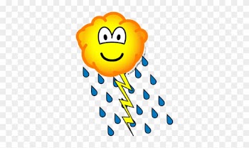 Thunder Cloud Emoticon - Emoticon