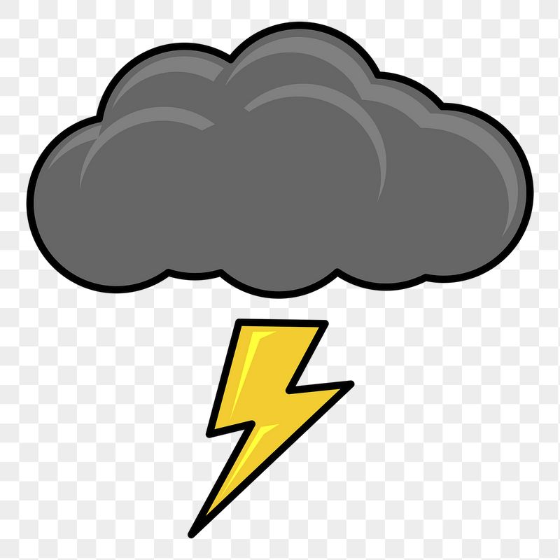 Thunder cloud png sticker, transparent | Free PNG - rawpixel