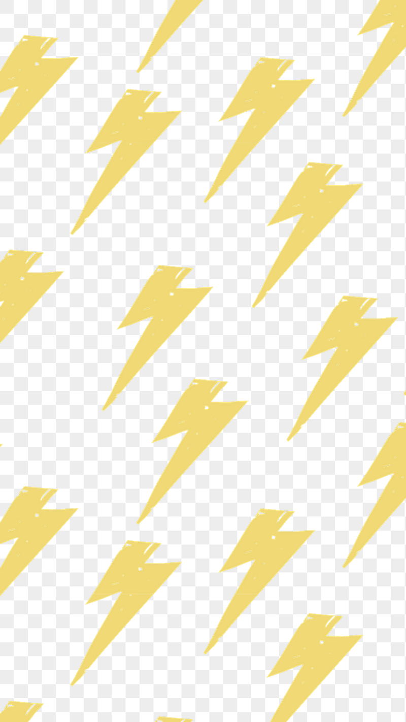 Thunder pattern png doodle sticker, | Free PNG - rawpixel