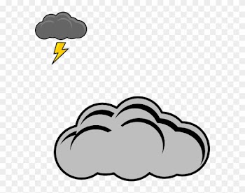 Thundercloud Clipart - Thunder Cloud Clipart