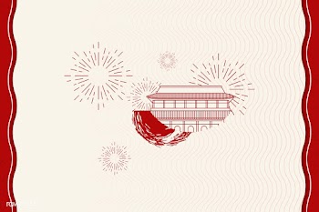 Tiananmen Square card | Free stock vector - 1201016