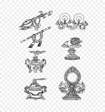 Tibetan people Euclidean vector - Tibetan culture vector material 