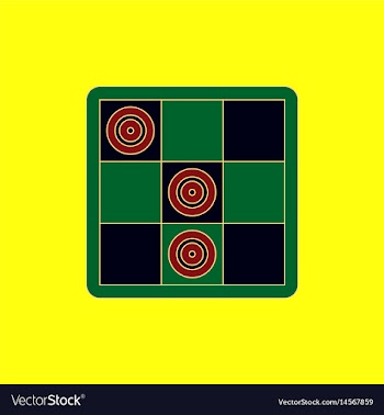 Tic tac toe x o game vector image
