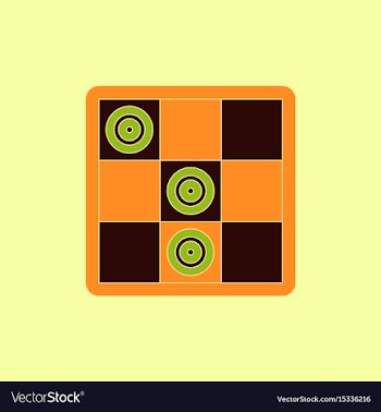 Tic tac toe x o game vector image