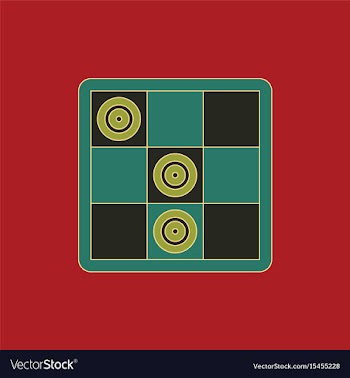Tic tac toe x o game vector image