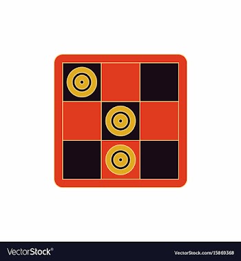 Tic tac toe x o game vector image