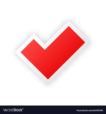 Tick and cross test signs set check marks graphic vector image