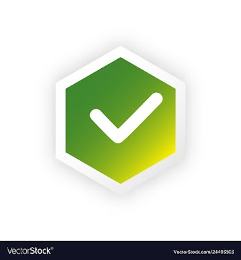 Tick and cross test signs set check marks graphic vector image
