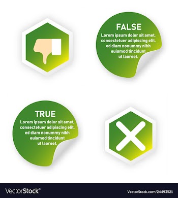 Tick and cross test signs set check marks graphic vector image