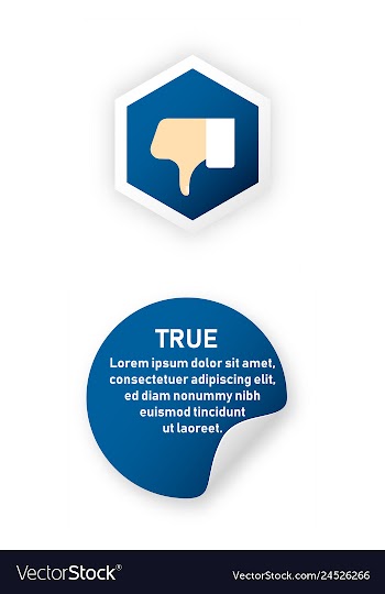 Tick and cross test signs set check marks graphic vector image