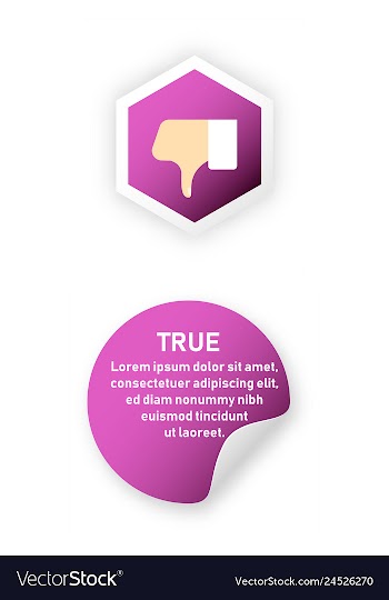 Tick and cross test signs set check marks graphic vector image
