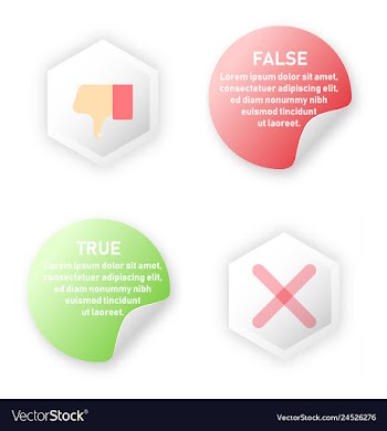 Tick and cross test signs set check marks graphic vector image