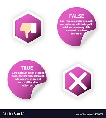 Tick and cross test signs set check marks graphic vector image