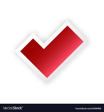 Tick and cross test signs set check marks graphic vector image