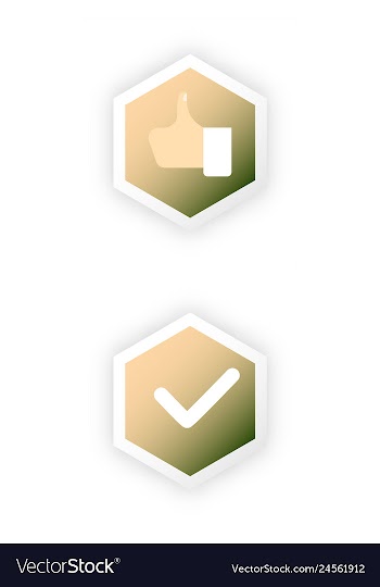 Tick and cross test signs set check marks graphic vector image
