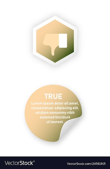Tick and cross test signs set check marks graphic vector image